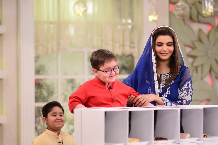 Cute Ahmed Shah Beautiful Pictures From Nida Yasir Morning Show