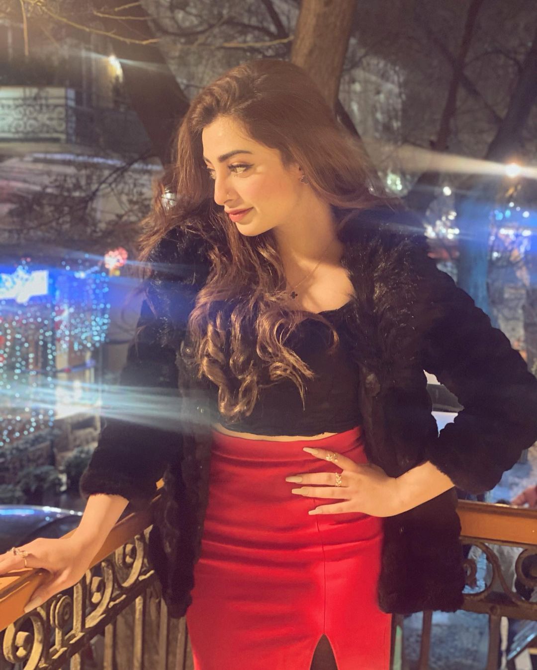 Nawal Saeed Is A Gorgeous Beauty At Her Winter Vacation Reviewit Pk