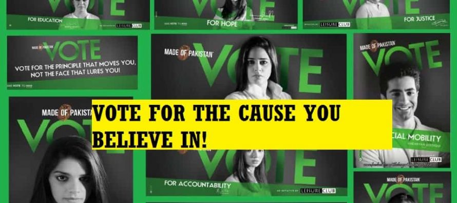 Voting Campaign by Celebrities! – What Cause Do You Support?