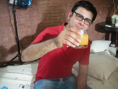 Fawad Khan during shooting of Humsafar