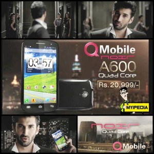 qmobile noir a600 tvc 2013 Aditya Roy Kapoor