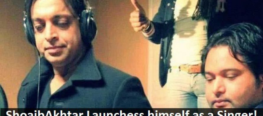 Shoaib Akhtar has chosen to Become a Singer For a Change!