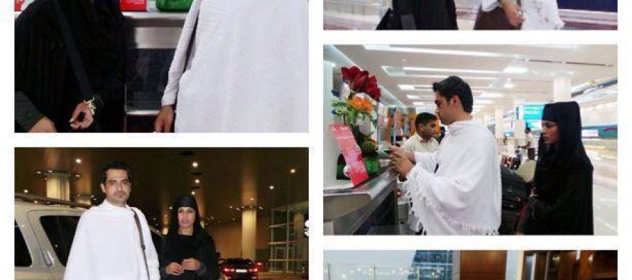 Veena Malik and Asad Bashir Leaves to Perform Umrah