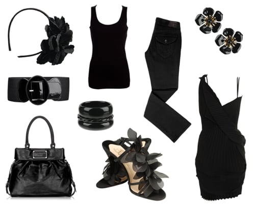 black clothing