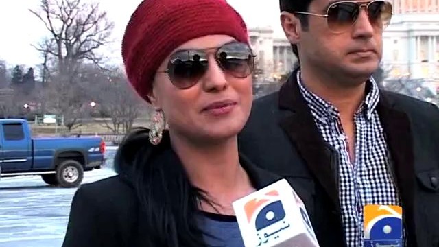 veena malik enjoying her honeymoon in usa with her husband and talking to media 640x360