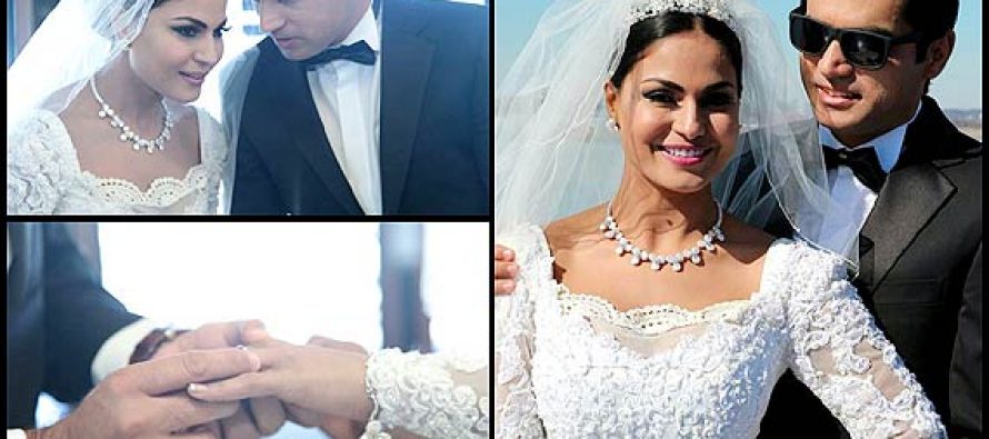Veena Malik’s White Wedding Dream Came True !