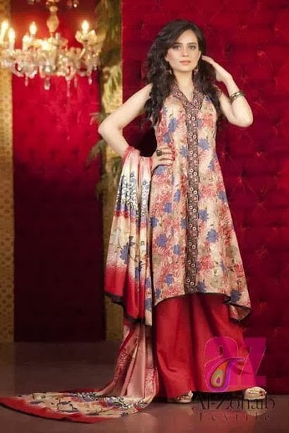 Sumbul Iqbal's latest Photoshoot for a Lawn Clothing Brand | Reviewit.pk