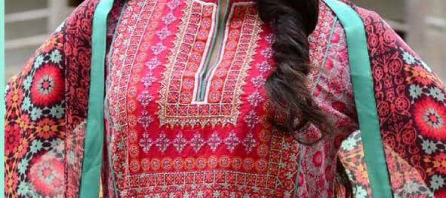 Sanam Saeed, in the summer campaign of a lawn brand