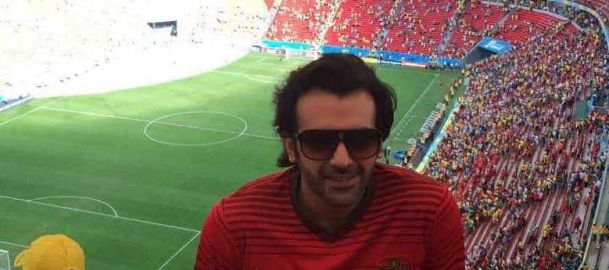 Hassan Ahmed attending Football Worldcup in Brazil