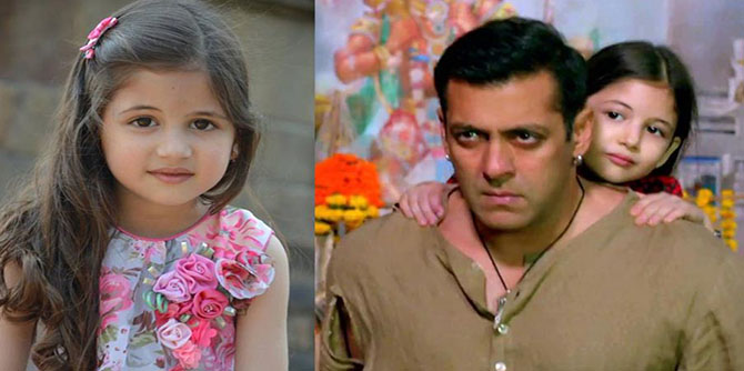 little girl in bajrangi bhaijaan aaaadasdrevealaaaed harshaali malhotra image 3