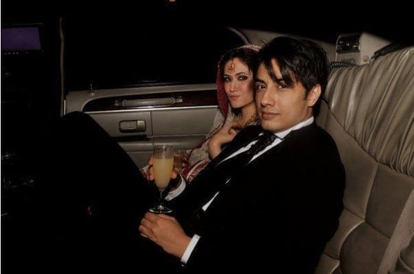 ali zafar with wife