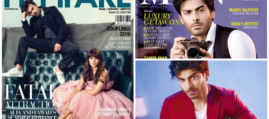 Fawad Khan On The Cover Of Indian Magazines