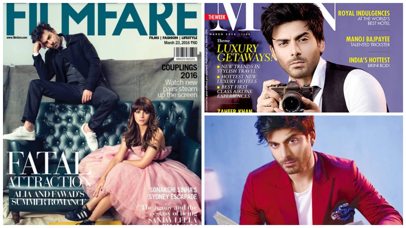 Fawad Khan On The Cover Of Indian Magazines | Reviewit.pk