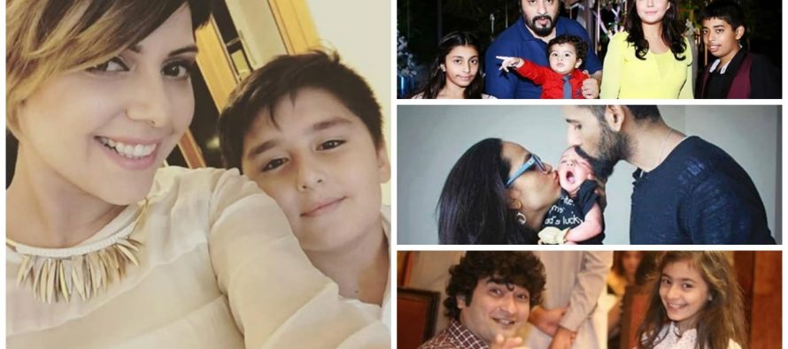 Pakistani Celebrities With Their Children – Pictures