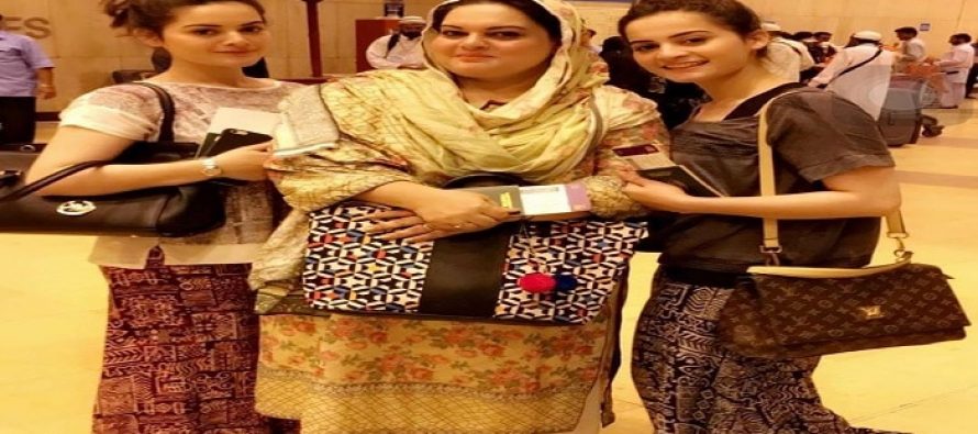 Minal and Aiman Khan in Thaliand with family