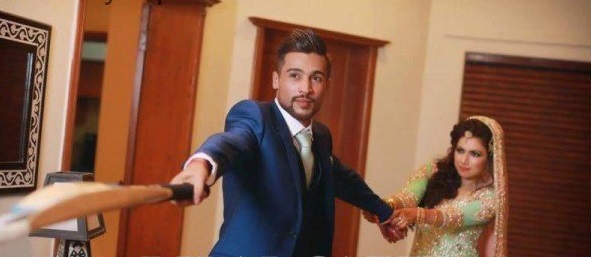 Muhammad Amir's Valima Pictures