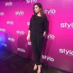 Mahira Khan In Black Outfit At Stylo Event