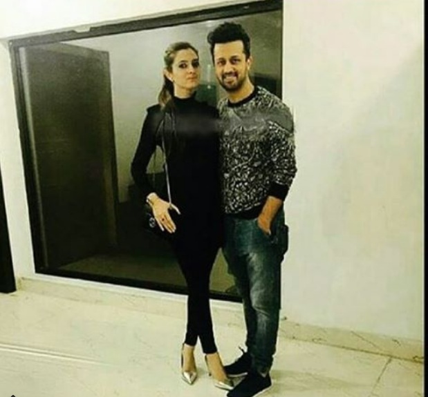 Beautiful Pictures of Atif Aslam and his Wife Sara Bharwana | Reviewit.pk