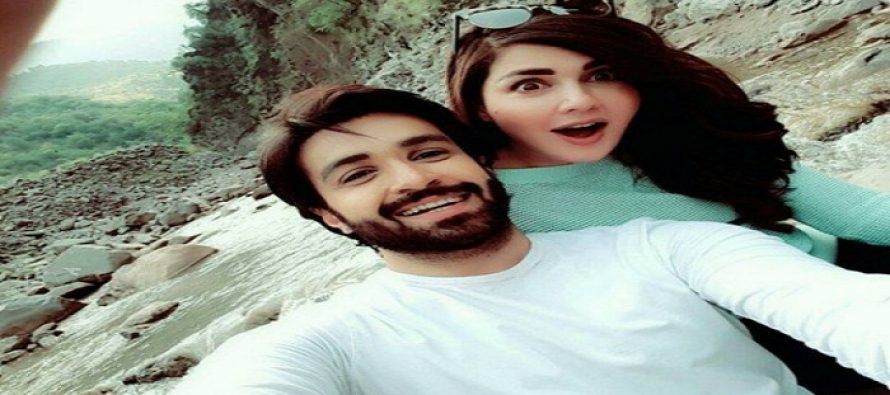 Pictures of Mahnoor Baloch & Azfar Rehman from Drama Khoobsorat