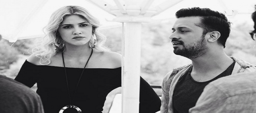 Atif Aslam collaborates with a Brazilian model for an upcoming music video