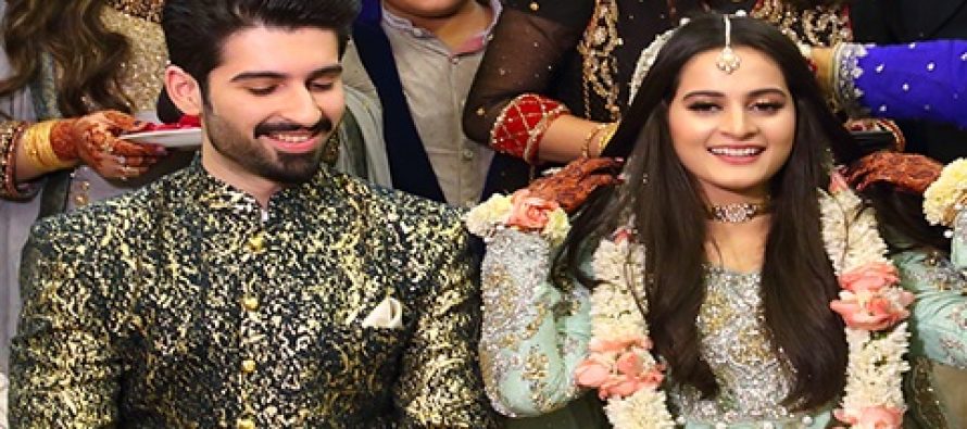 Aiman Khan & Muneeb Butt’s Engagement