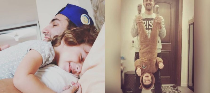 Pakistani celebrity Dads with their kids