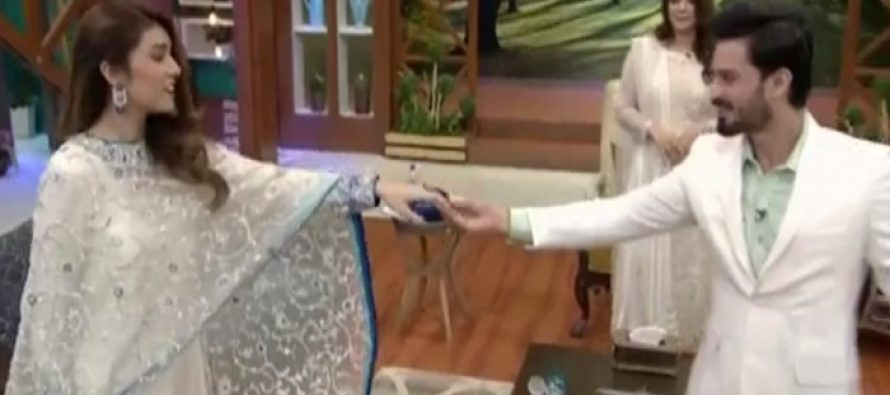 Noman Habib With Wife At Morning Show