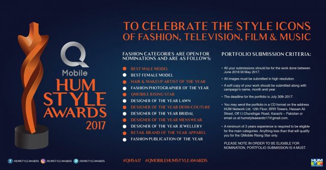 Hum Style Awards 2017 Nominations Are Open!