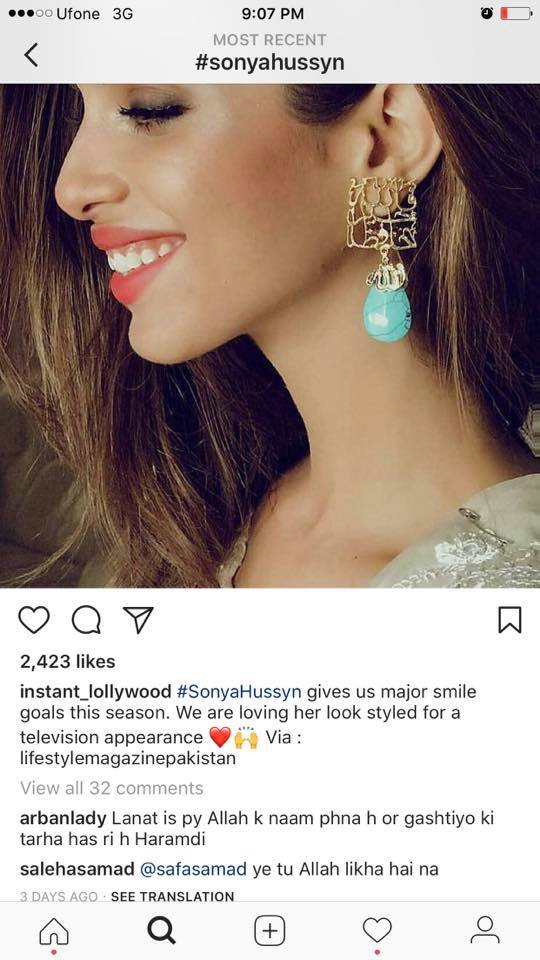 Sonya Hussyn replies to jewellery controversy!