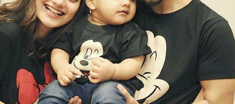Bilal and Uroosa celebrate Sohaan’s first birthday.