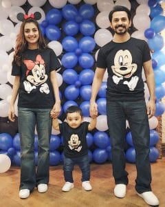 Bilal and Uroosa celebrate Sohaan's first birthday.