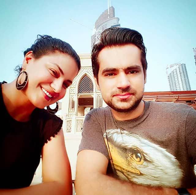 Veena Malik Enjoying Some Family Time in Dubai