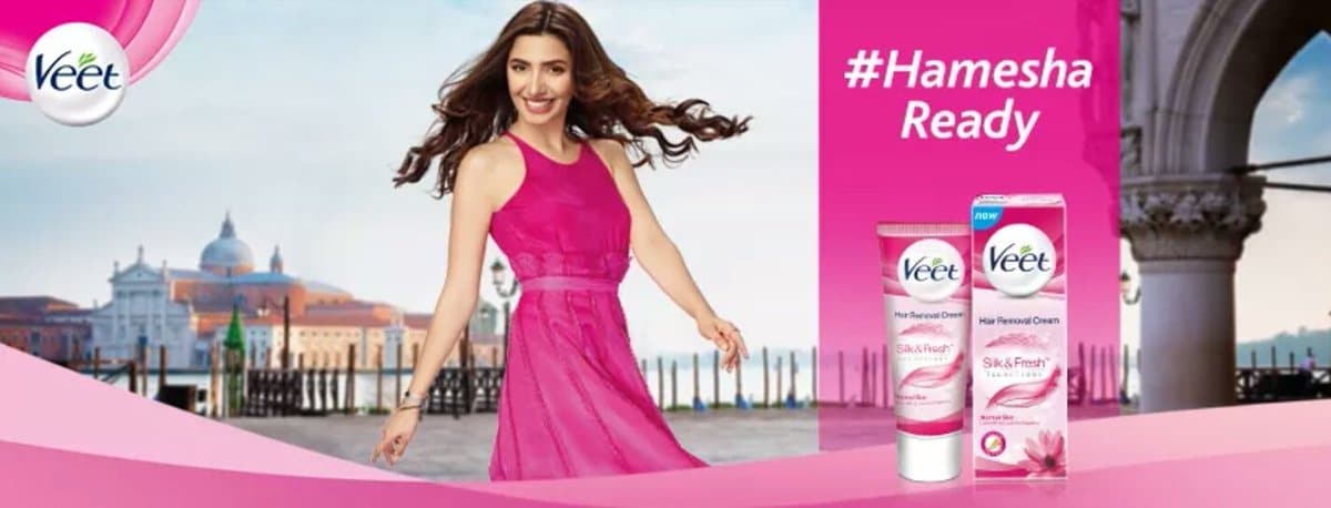 Mahira Khan is now #HameshaReady with Veet!