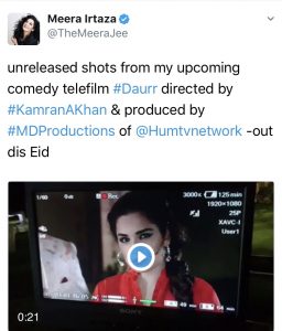 Meera doing comedy telefilm
