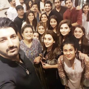 Celebrity sehri at Humayun Saeed's house