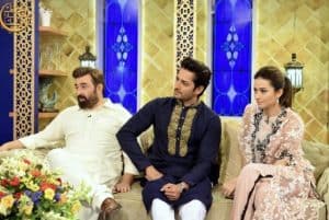 Team Mehrunnisa v lub you in Aaj Tv Iftar Show