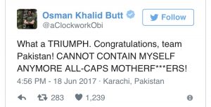 Bollywood congratulates Pakistan on their unforgettable win against India