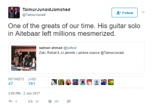 Junaid Jamshed's son shares a rare picture of Aamir Zaki