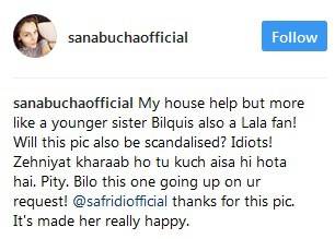 Sana Bucha Puts Shahid Afridi In An Awkward Position