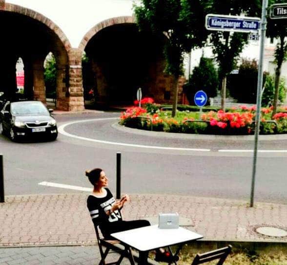 Mehwish Hayat Chilling Out In Germany