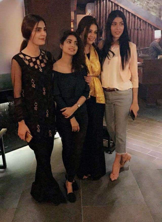 Sajal Ali Celebrates The Success Of Her Debut Bollywood Movie 'Mom' In A Closed Circle