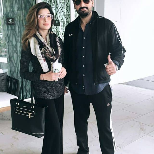 Humayun Saeed And Mehwish Hayat Spotted In Orlando For Their Movie Promotion