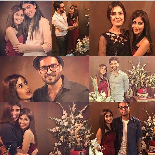 Sajal Ali Celebrates The Success Of Her Debut Bollywood Movie 'Mom' In A Closed Circle