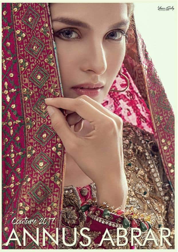 Photoshoot Of Saeeda Imtiaz For Annus Abrar's Bridal Couture