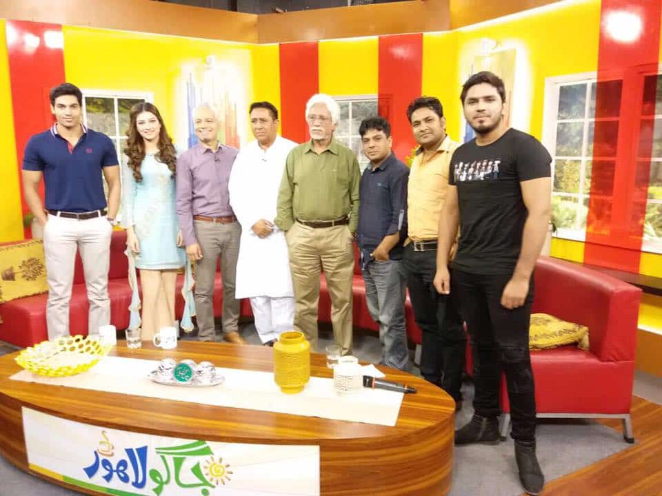 Team 'Geo Sar Utha K', At The Movie Promotions