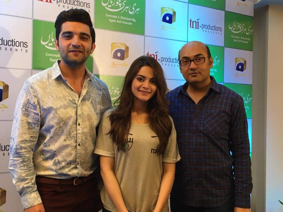 Cast Of Drama Serial 'Hari Hari Choriyan' Meets Press