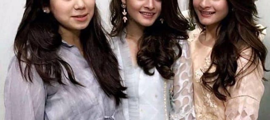 Aiman And Minal Posses For Phatyma Khan’s Festive Collection