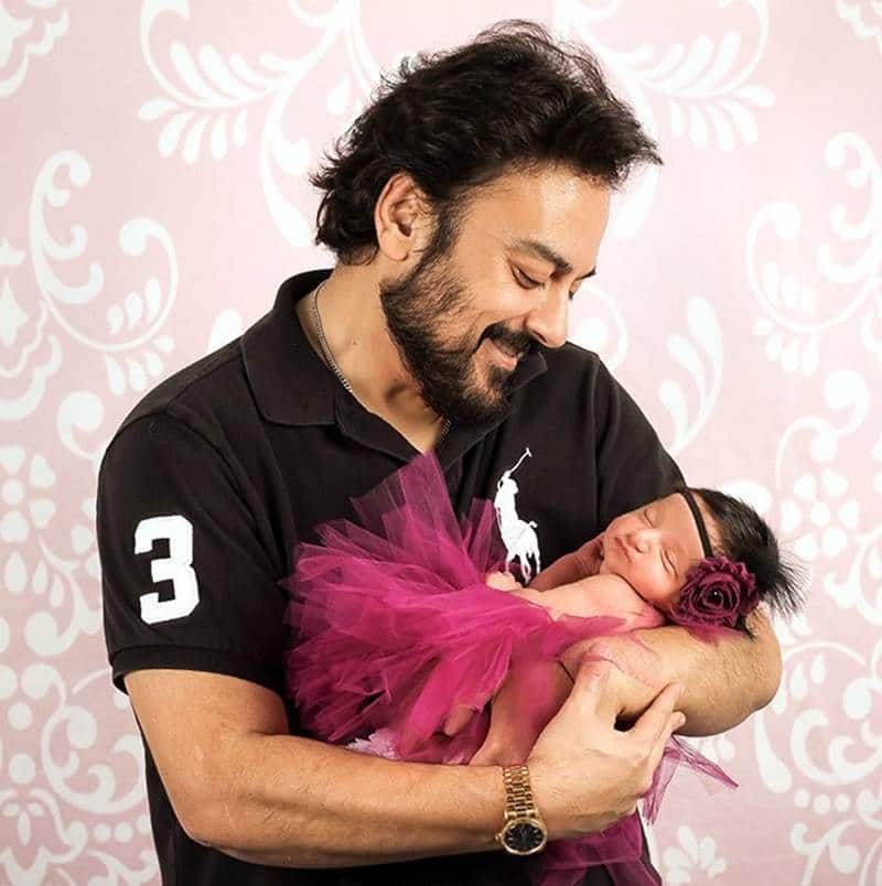 Adnan Sami Introduced His Baby Girl Medina Sami Khan To The World