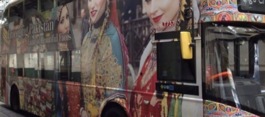 Best Sight ; London Buses Promoting Pakistan