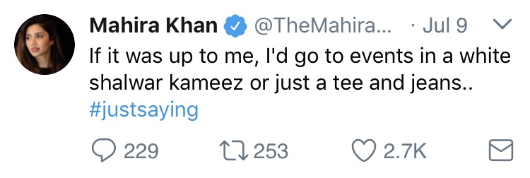 Mahira Khan's Tweet Gets Interesting Replies